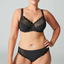 Soutien-Gorge Armature à Bonnets Profonds Noir