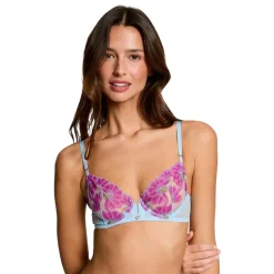 Soutien-gorge armatures bleu Clemence