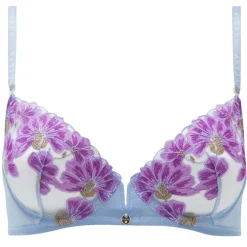 Soutien-gorge armatures bleu Clemence