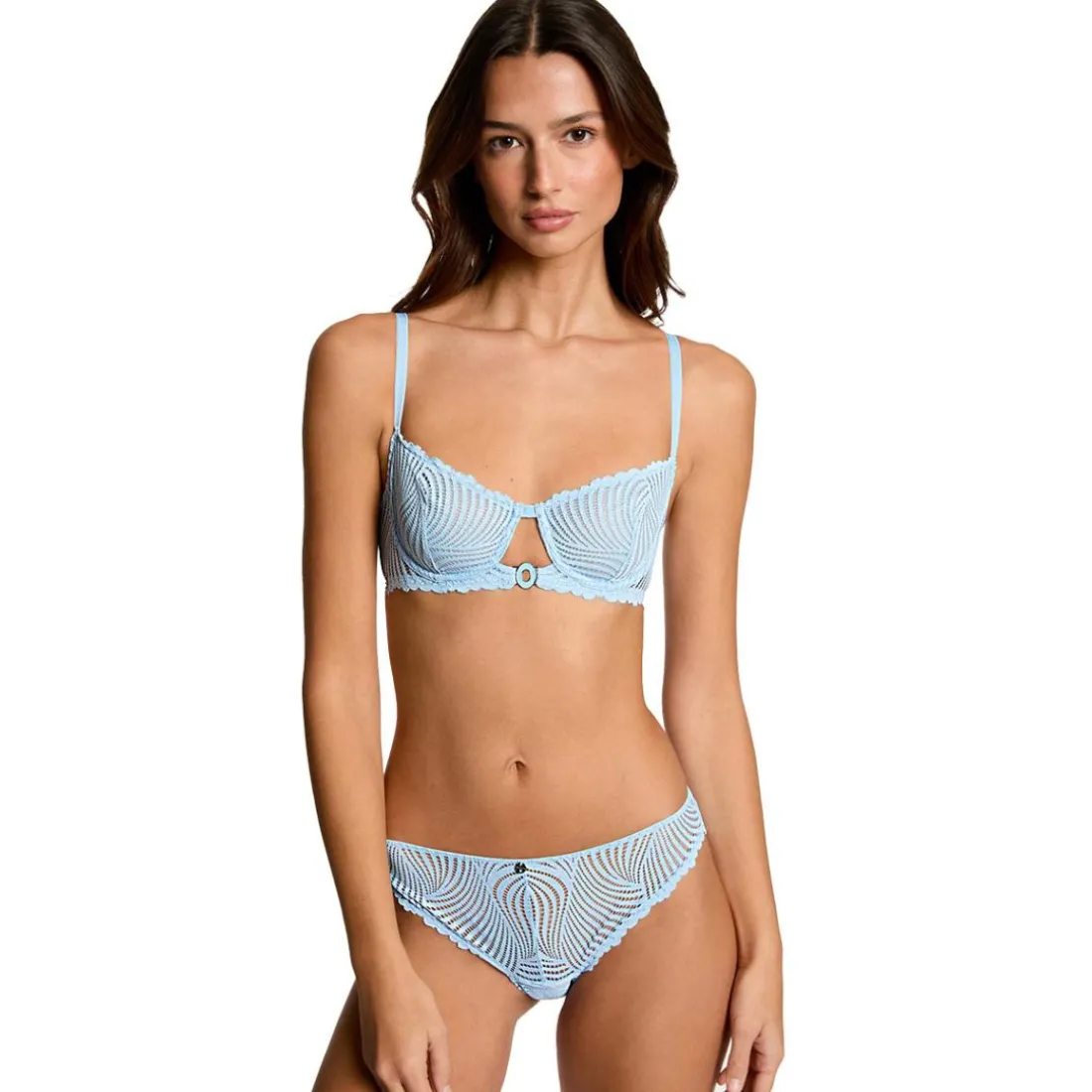 Soutien-gorge armatures bleu Garance