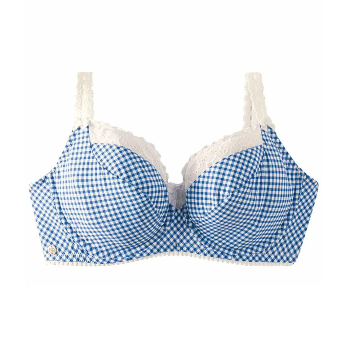 Soutien-gorge armatures grand maintien Bleu Brigitte Bardot