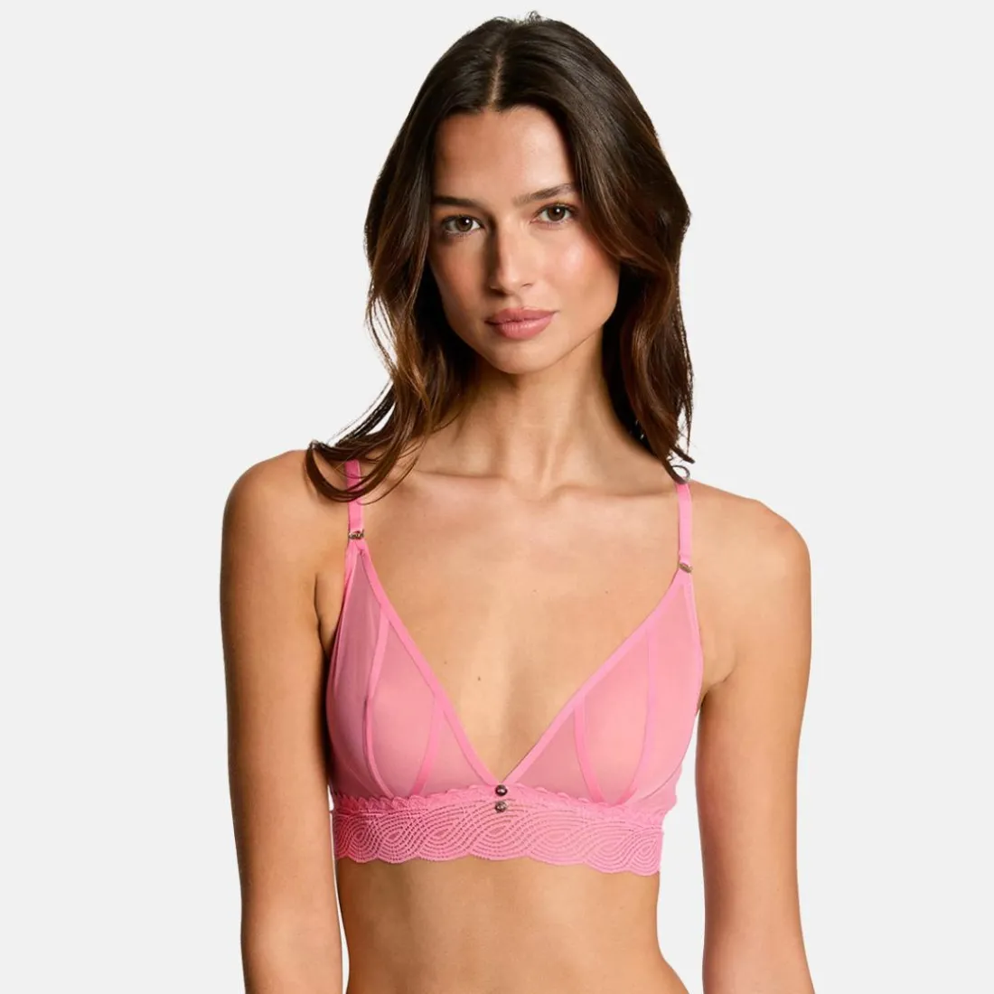 Soutien-gorge armatures rose Lorie
