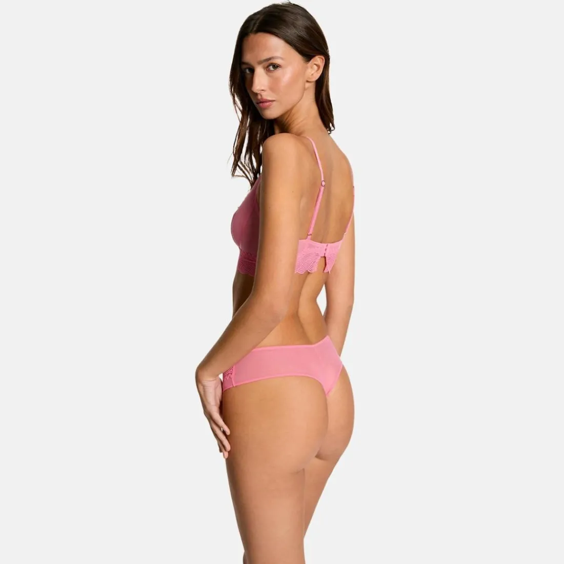 Soutien-gorge armatures rose Lorie