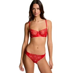 Soutien-gorge armatures rouge Amandine