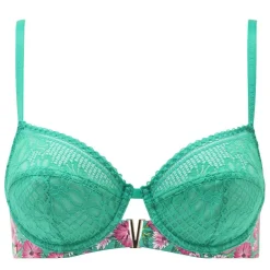 Soutien-gorge armatures vert Mathilde