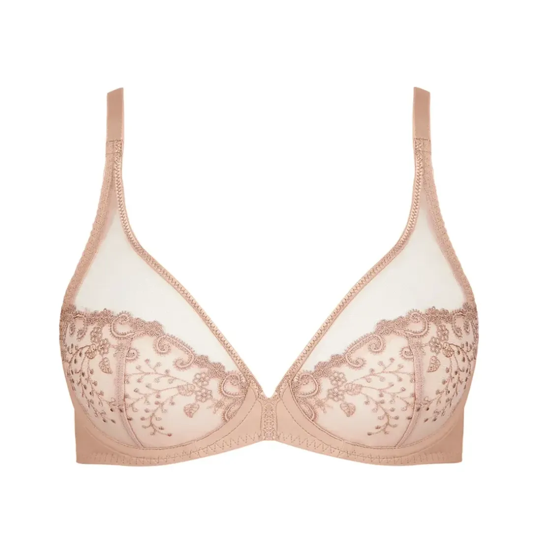 Soutien-gorge avec armatures décolleté plongeant Peau