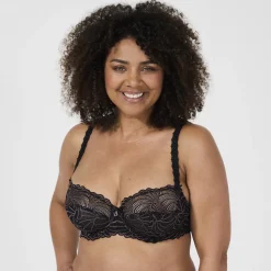Soutien-gorge avec armatures grand confort - Noir