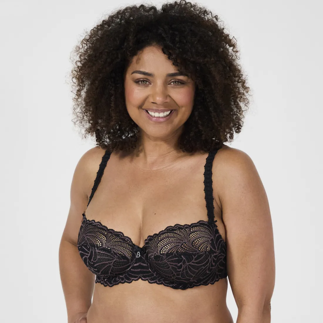 Soutien-gorge avec armatures grand confort - Noir