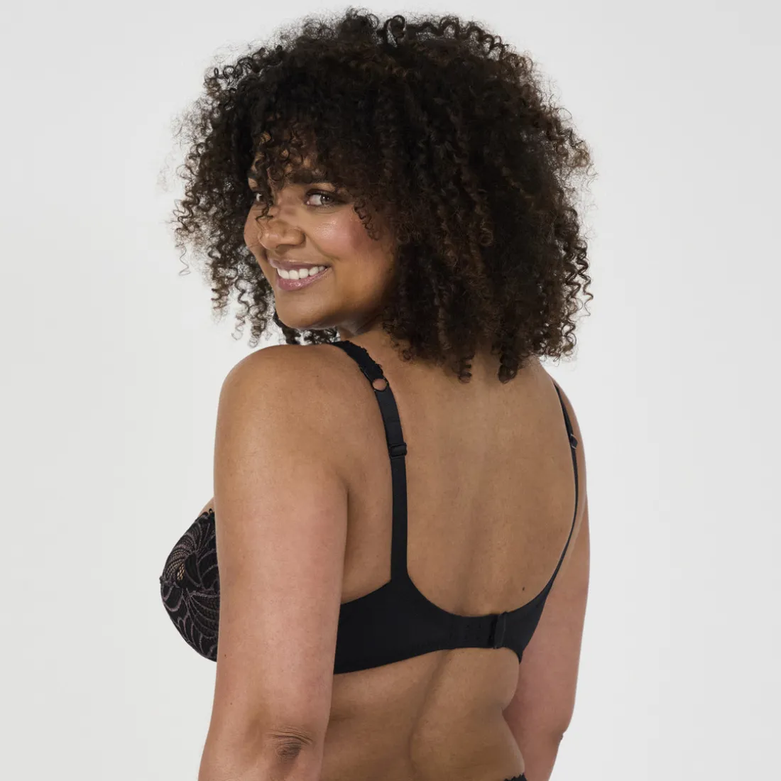 Soutien-gorge avec armatures grand confort - Noir