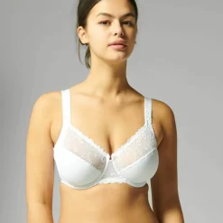 Soutien-gorge avec armatures emboitant blanc