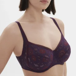 Soutien-gorge avec armature violet