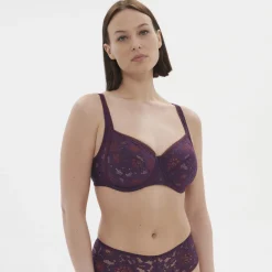 Soutien-gorge avec armature violet