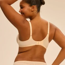 Soutien-gorge avec armature emboitant Beige Chic