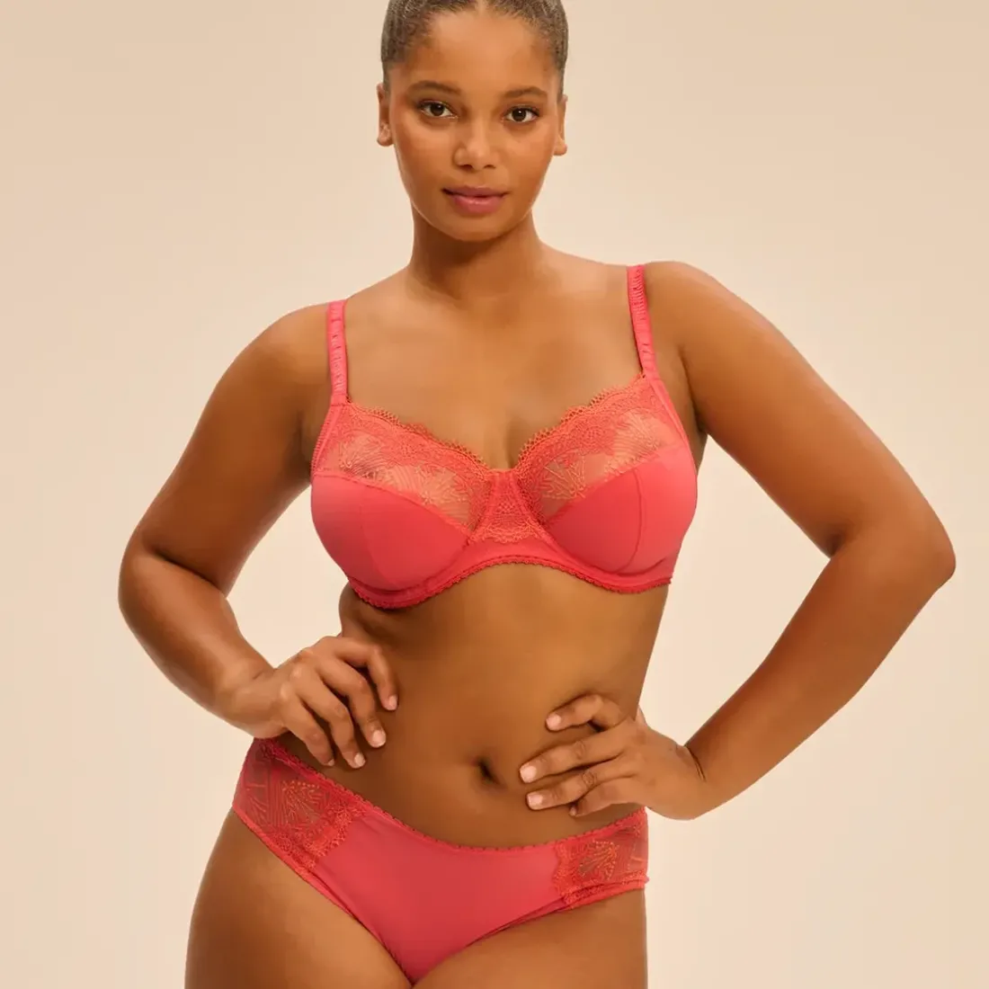 Soutien-gorge avec armature emboitant Coralia