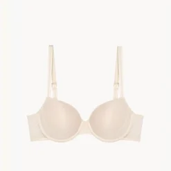 Soutien-gorge avec bonnet à mémoire de forme blanc