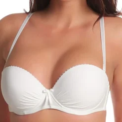 Soutien-gorge balconnet armatures Soft touch blanc