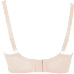Soutien-gorge balconnet beige en nylon