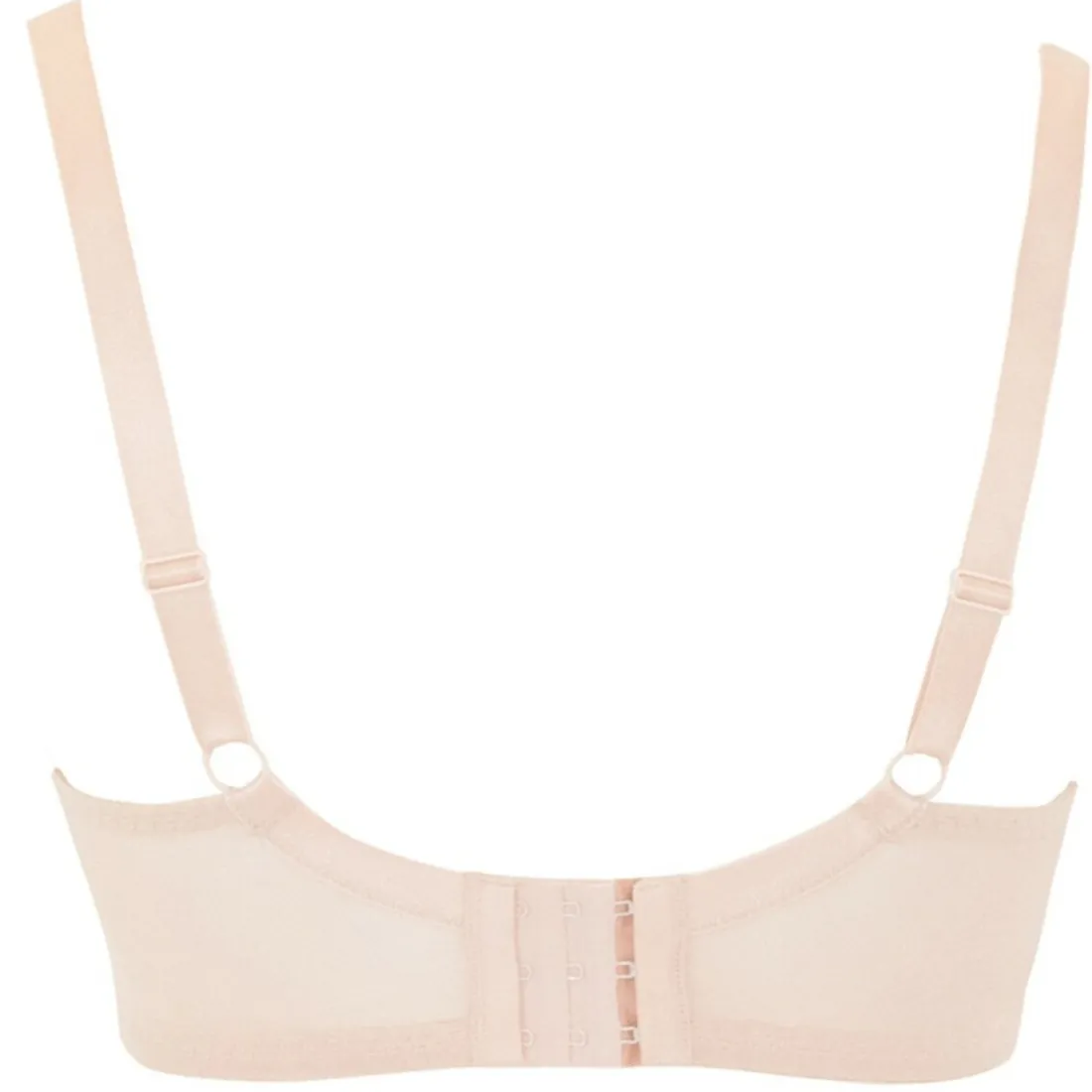 Soutien-gorge balconnet beige en nylon