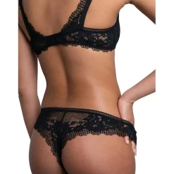 Soutien-gorge bandeau à armatures - Noir