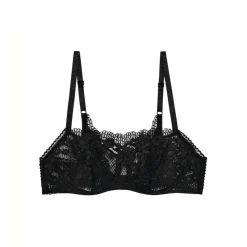 Soutien-gorge bandeau à armatures - Noir
