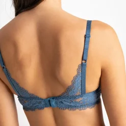 Soutien-gorge bandeau à armatures - Bleu