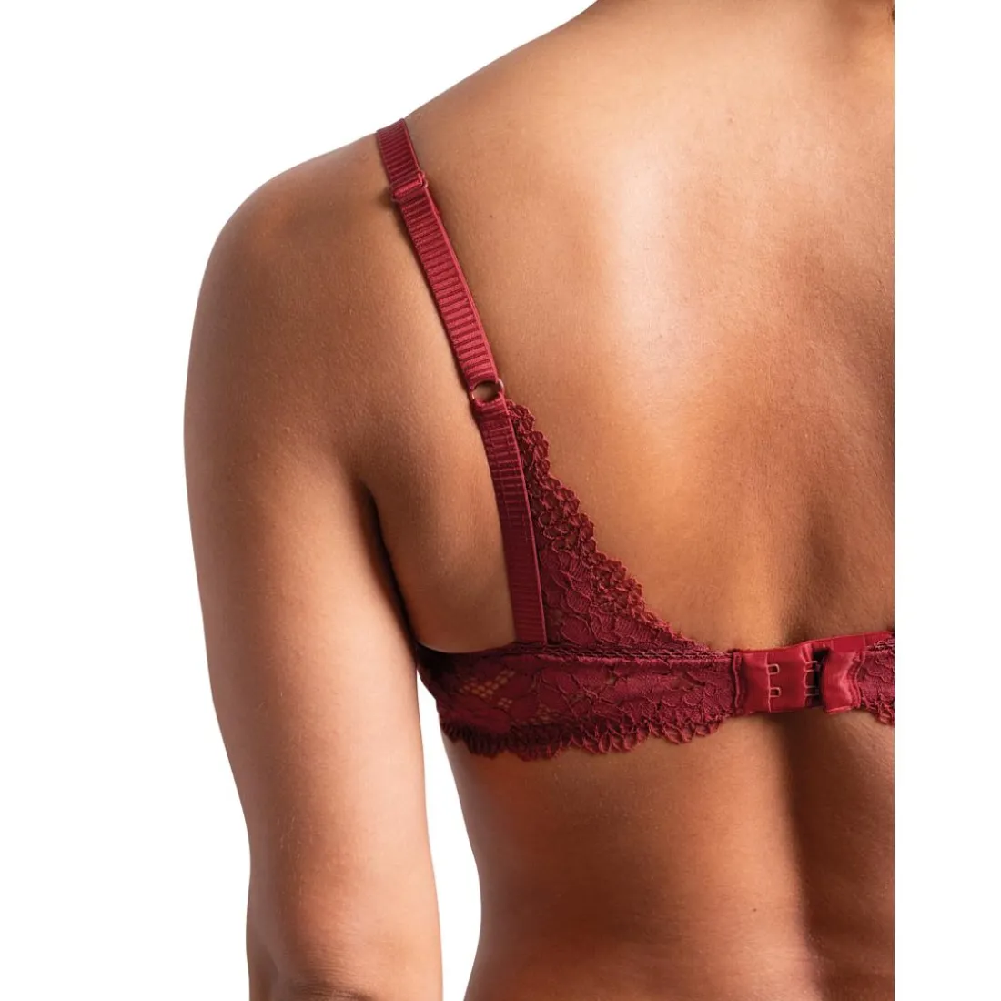Soutien-gorge bandeau à armatures - Rouge