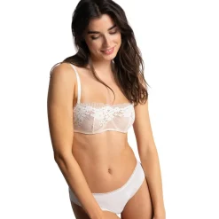 Soutien-gorge bandeau à armatures - Beige