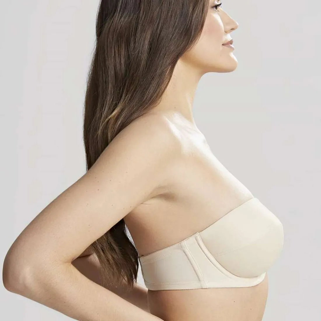 Soutien-Gorge Bandeau à Bretelles Amovibles Chair