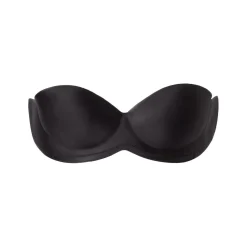 Soutien-Gorge Bandeau Adhésif Sans Dos Noir