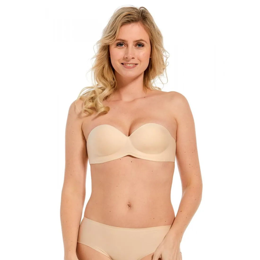 Soutien-Gorge Bandeau Adhésif Sans Dos Chair
