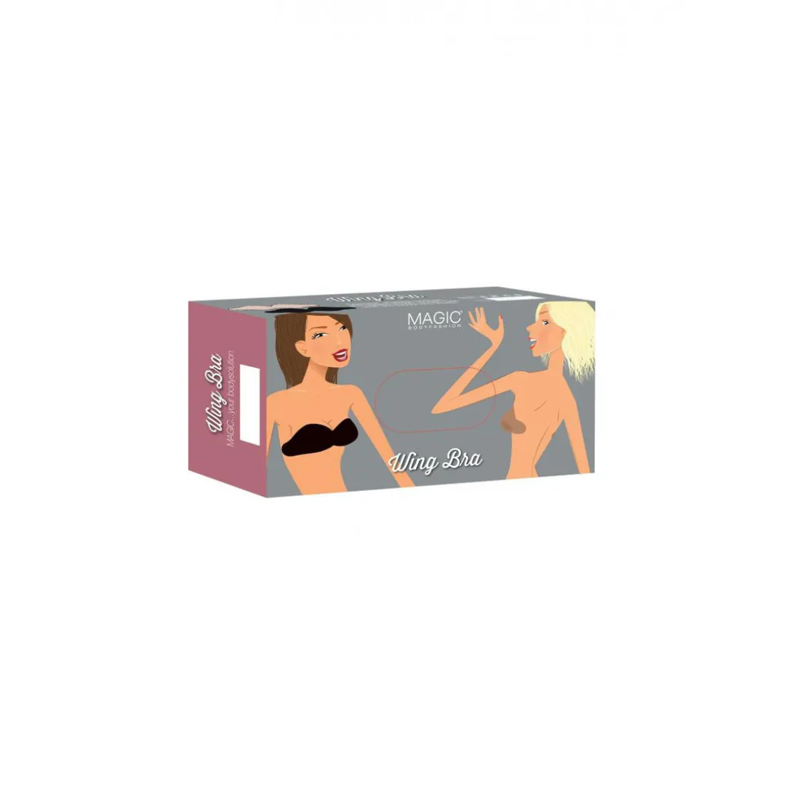 Soutien-Gorge Bandeau Adhésif Sans Dos Chair