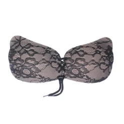 Soutien-gorge bandeau adhésif dos nu - Noir Bye Bra