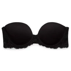 Soutien-gorge bandeau armatures - Natori Noir en nylon