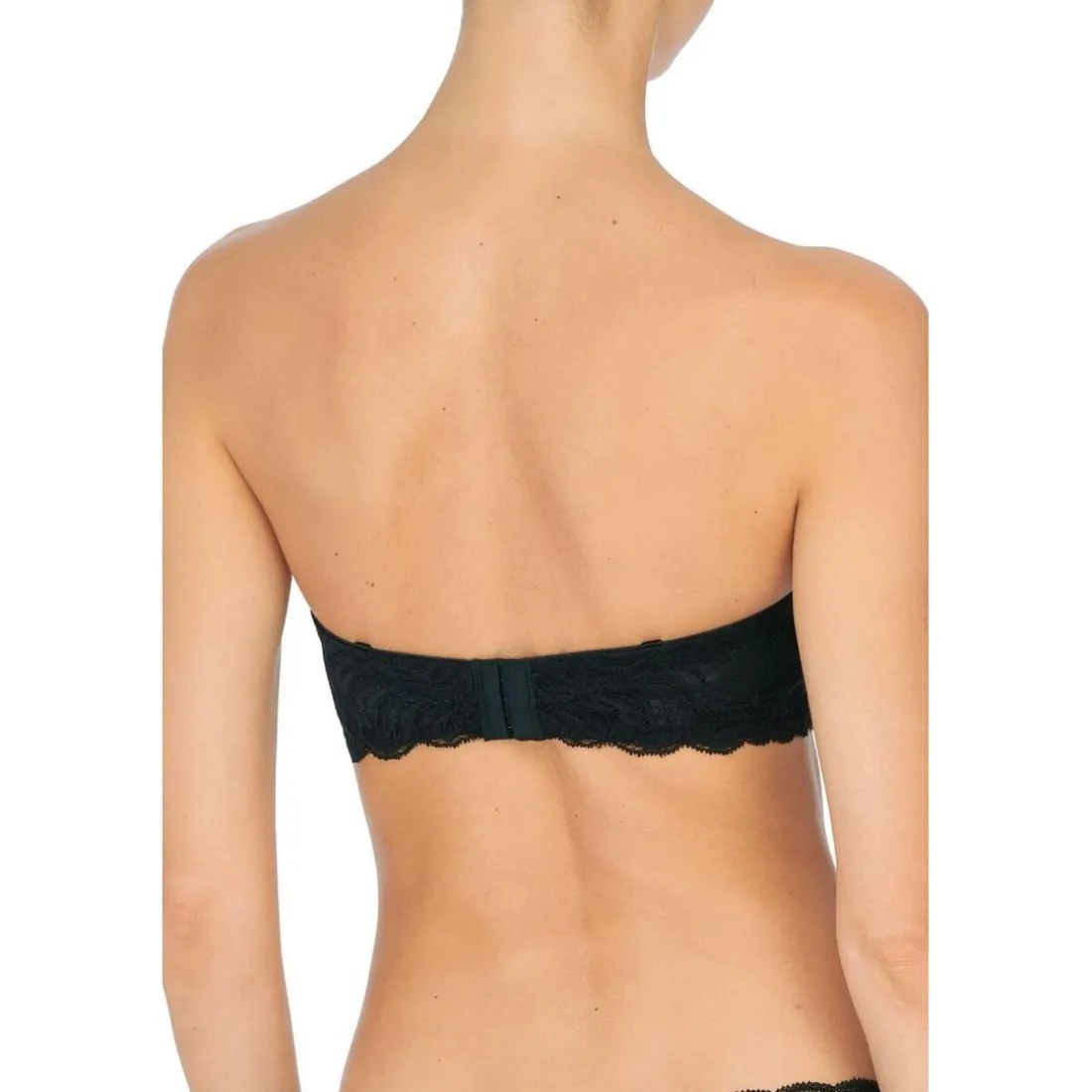 Soutien-gorge bandeau armatures - Natori Noir en nylon
