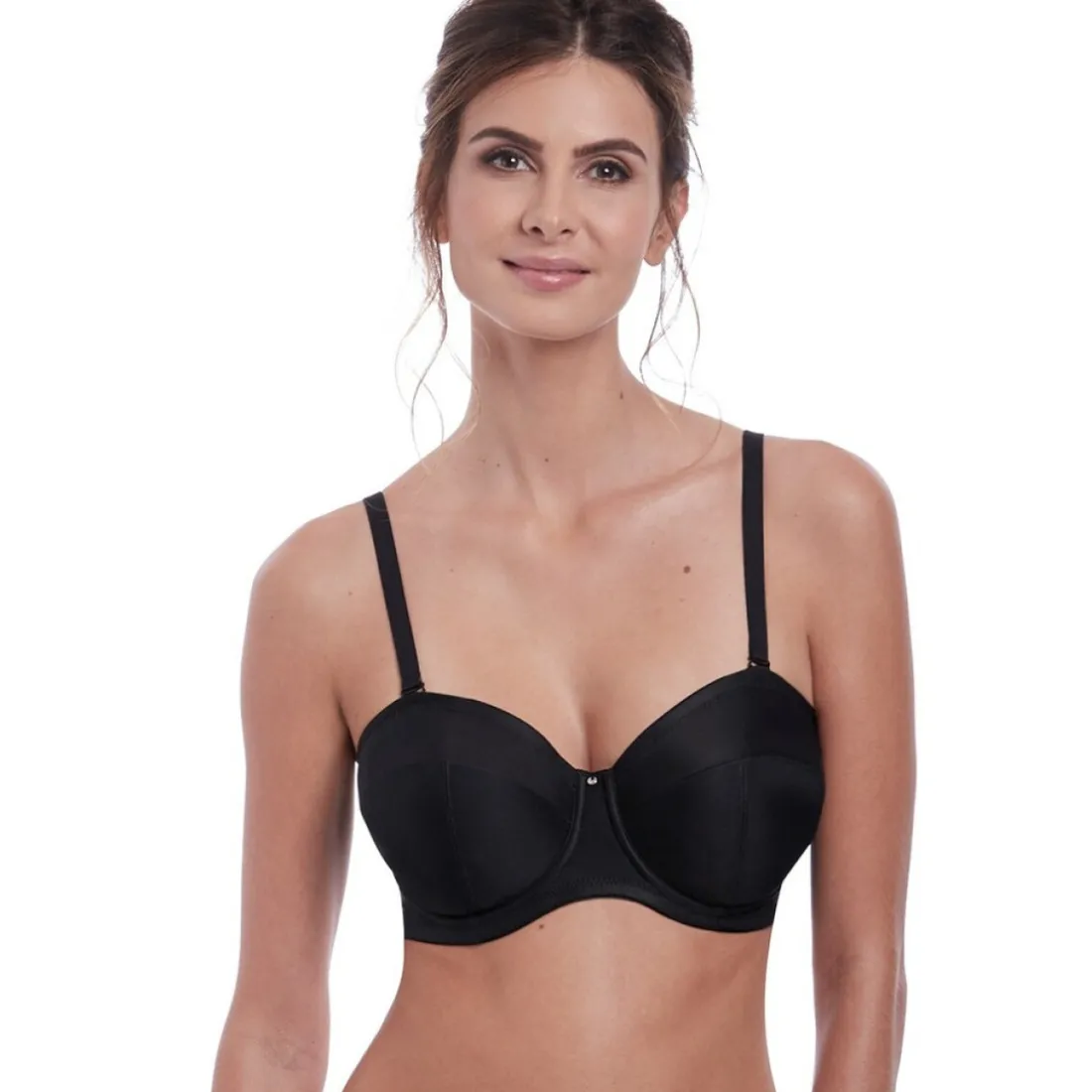 Soutien-gorge bandeau armatures Fantasie AURA Black