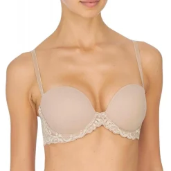 Soutien-gorge bandeau armatures - Natori Rose en nylon