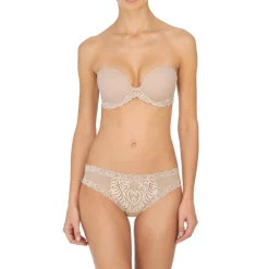 Soutien-gorge bandeau armatures - Natori Rose en nylon