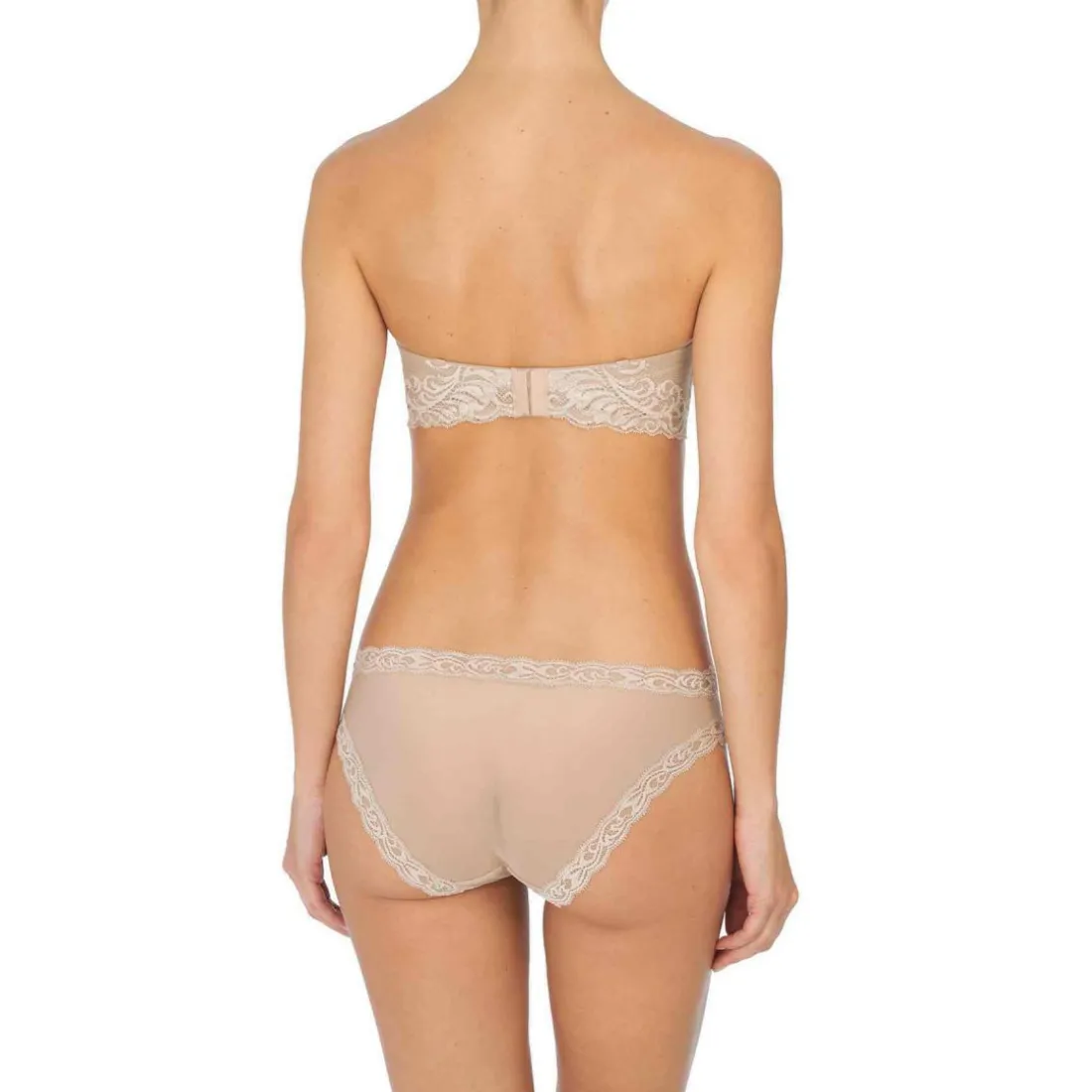 Soutien-gorge bandeau armatures - Natori Rose en nylon
