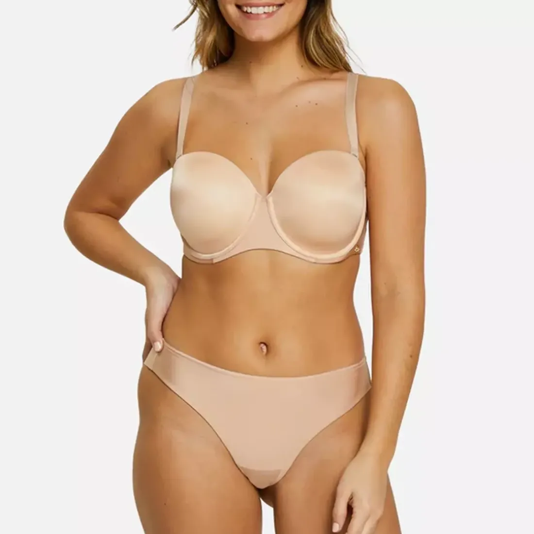Soutien-gorge bandeau avec armatures