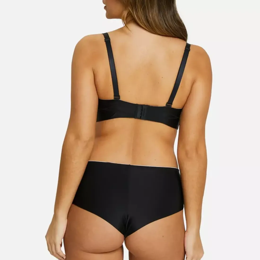 Soutien-gorge bandeau avec armatures - Noir