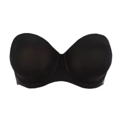 Soutien-gorge bandeau avec armatures - Noir
