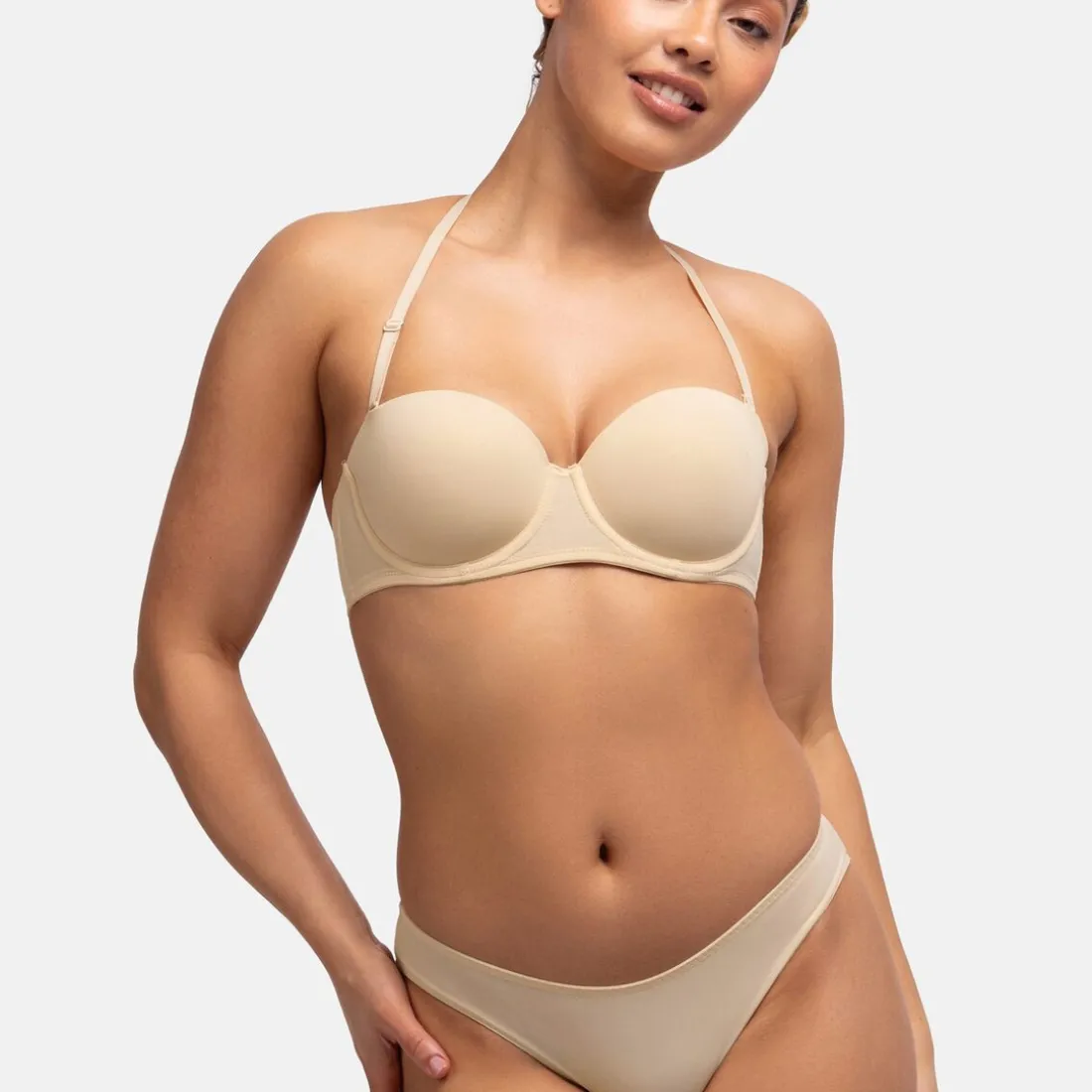 Soutien-gorge Bandeau beige