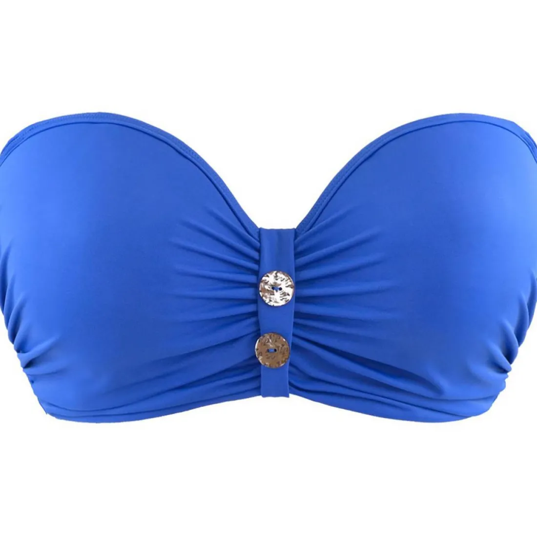 Soutien-Gorge Bandeau Bleu en nylon