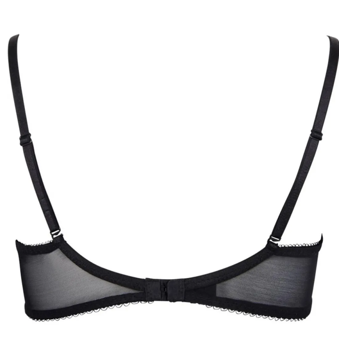 Soutien-Gorge Bandeau Bretelles Amovibles Noir