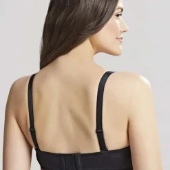 Soutien-gorge bandeau bretelles amovibles noir