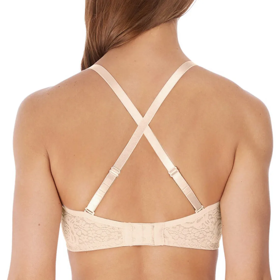 Soutien-gorge bandeau chair en nylon