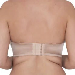 Soutien-gorge bandeau moulé armatures beige