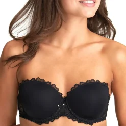 Soutien-gorge bandeau noir