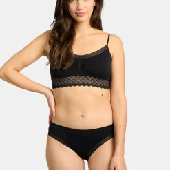Soutien-gorge brassiere sans armatures noir