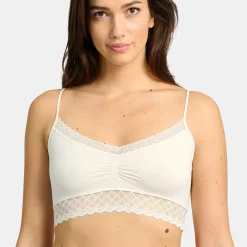 Soutien-gorge brassiere sans armatures gris